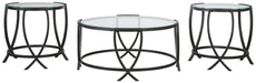 Tarrin - Occasional Table Set (Set of 3) - Black – Table Sets by Signature Design by Ashley® at Furniture Wholesale Plus , Nashville furniture store