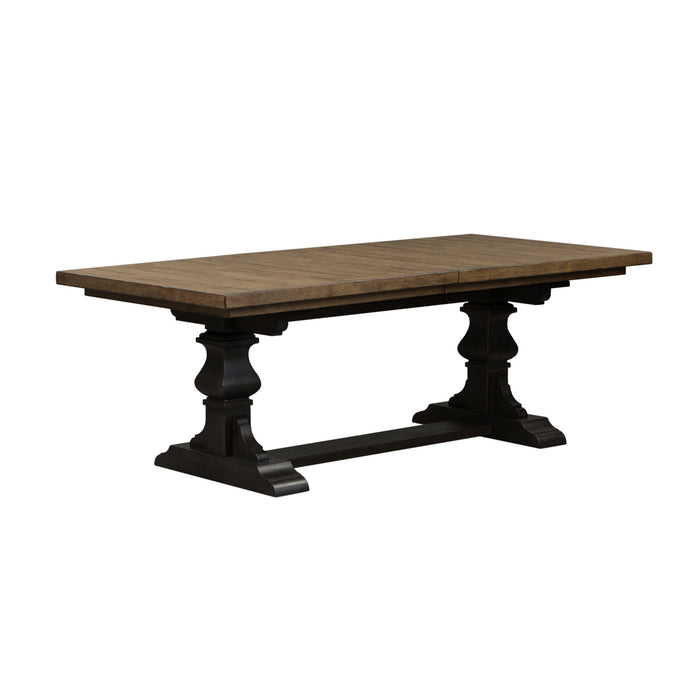 Harvest Home - Trestle Table Set – 5 Piece Dining Room Sets by Liberty Furniture at Furniture Wholesale Plus , Nashville furniture store