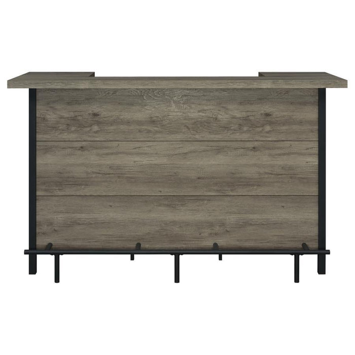 Bellemore - Freestanding Home Bar Wine Cabinet - Gray Driftwood – Wine Cabinets by CoasterEssence at Furniture Wholesale Plus , Nashville furniture store