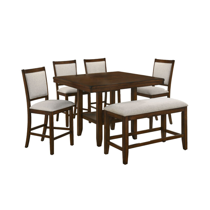 Portage - Counter Height Dining Set – 5 Piece Dining Room Sets by Elements International at Furniture Wholesale Plus , Nashville furniture store