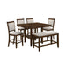 Portage - Counter Height Dining Set – 5 Piece Dining Room Sets by Elements International at Furniture Wholesale Plus , Nashville furniture store