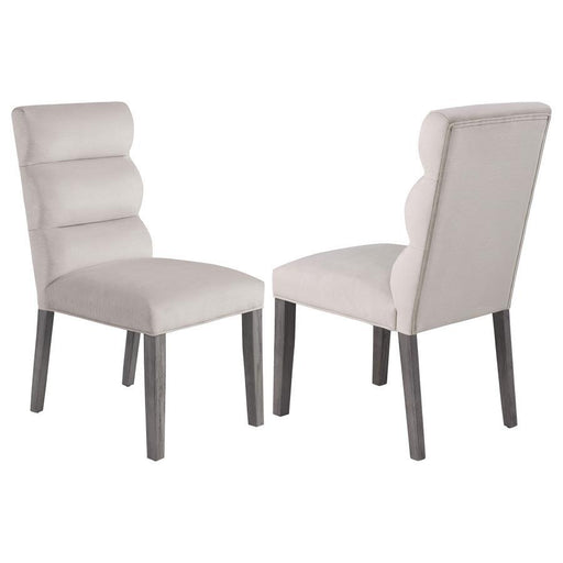 Carla - Upholstered Dining Side Chair (Set of 2) – Chair Sets by Coaster Fine Furniture at Furniture Wholesale Plus , Nashville furniture store