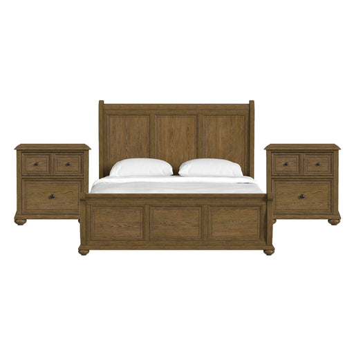 Heritage & Home - Sleigh Bedroom Set – 3 Piece Bedroom Sets by Elements International at Furniture Wholesale Plus , Nashville furniture store