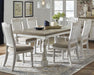 Havalance - Rectangular Dining Room Table - White / Gray – Dining Tables by Millennium® by Ashley at Furniture Wholesale Plus , Nashville furniture store