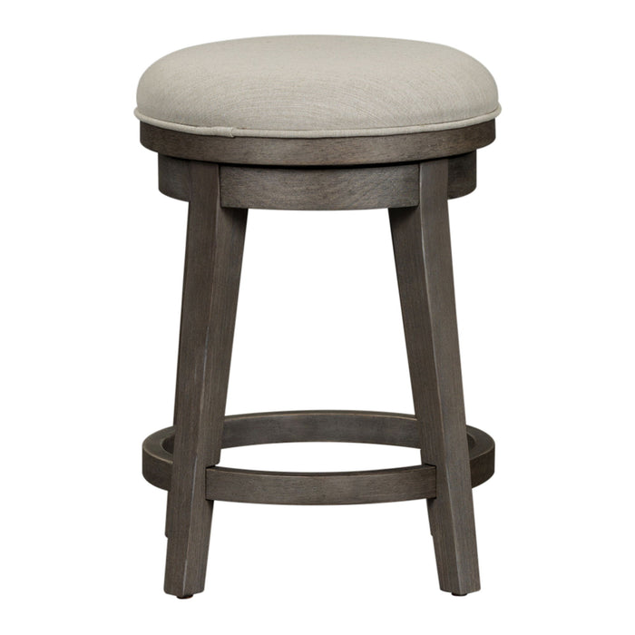 Modern Farmhouse - Console Swivel Stool – Counter Height (24"-27") by Liberty Furniture at Furniture Wholesale Plus , Nashville furniture store