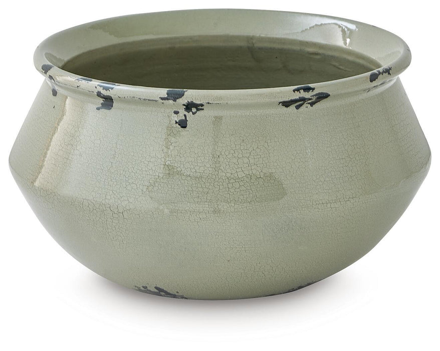 Wittbell - Bowl - Antique Sage – Plates & Bowls by Signature Design by Ashley® at Furniture Wholesale Plus , Nashville furniture store