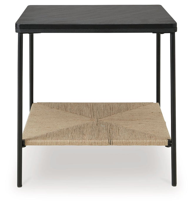 Minrich - Accent Table - Black / Natural – Accent Tables by Signature Design by Ashley® at Furniture Wholesale Plus , Nashville furniture store
