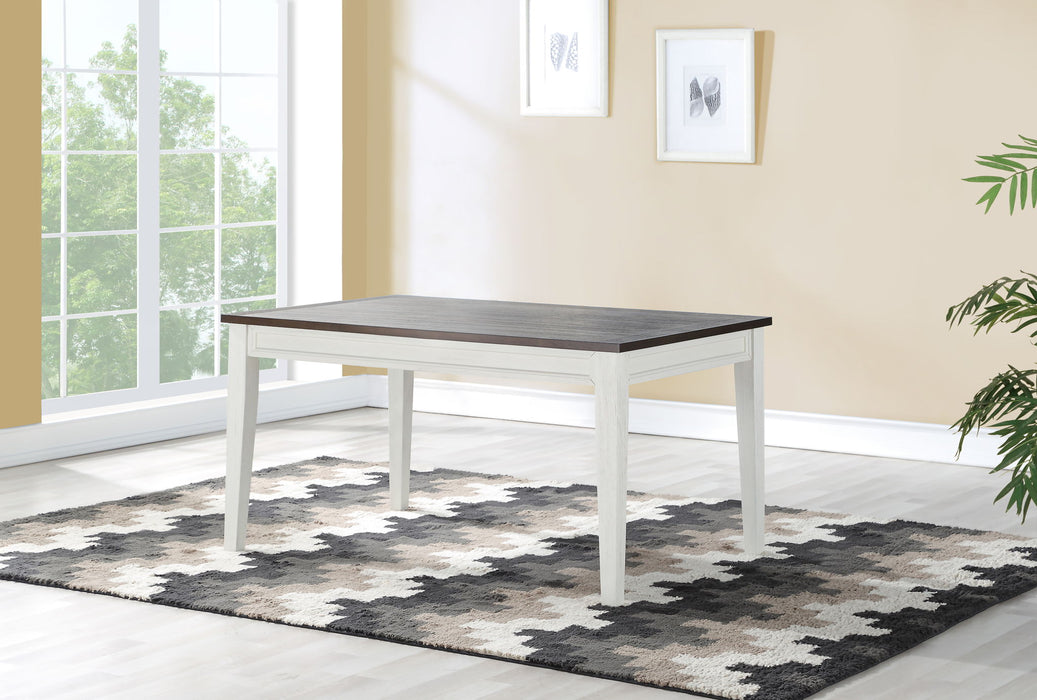 Caylie - Fix Top Dining Table - White - Premium Dining Tables from Steve Silver Furniture - Just $379! Shop now at Furniture Wholesale Plus  We are the best furniture store in Nashville, Hendersonville, Goodlettsville, Madison, Antioch, Mount Juliet, Lebanon, Gallatin, Springfield, Murfreesboro, Franklin, Brentwood