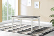 Caylie - Fix Top Dining Table - White - Premium Dining Tables from Steve Silver Furniture - Just $379! Shop now at Furniture Wholesale Plus  We are the best furniture store in Nashville, Hendersonville, Goodlettsville, Madison, Antioch, Mount Juliet, Lebanon, Gallatin, Springfield, Murfreesboro, Franklin, Brentwood