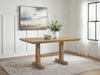 Ridgester - Rectangular Dining Room Counter Table - Light Brown – Counter Tables by Benchcraft® at Furniture Wholesale Plus , Nashville furniture store