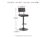 Strumford - Tall Swivel Barstool (Set of 2) – Stool Sets by Signature Design by Ashley® at Furniture Wholesale Plus , Nashville furniture store