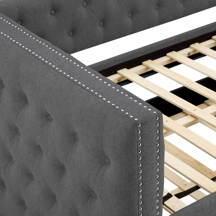 Trina - Daybed - Gunmetal Gray – Daybeds by Crown Mark at Furniture Wholesale Plus , Nashville furniture store