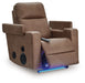 Lorrenton - Glider Power Recliner With Audio System - Caramel – Glider Chairs by Signature Design by Ashley® at Furniture Wholesale Plus , Nashville furniture store