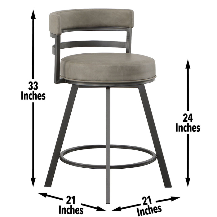 Gene - Swivel Bar Stool - Premium Bar Height (28"-30") from Steve Silver Furniture - Just $179! Shop now at Furniture Wholesale Plus  We are the best furniture store in Nashville, Hendersonville, Goodlettsville, Madison, Antioch, Mount Juliet, Lebanon, Gallatin, Springfield, Murfreesboro, Franklin, Brentwood