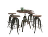 Sparrow - Dining Set With Round Counter Table – 3 Piece Dining Room Sets by Steve Silver Furniture at Furniture Wholesale Plus , Nashville furniture store