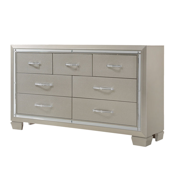 Platinum - Bedroom Dresser – Dressers by Elements International at Furniture Wholesale Plus , Nashville furniture store