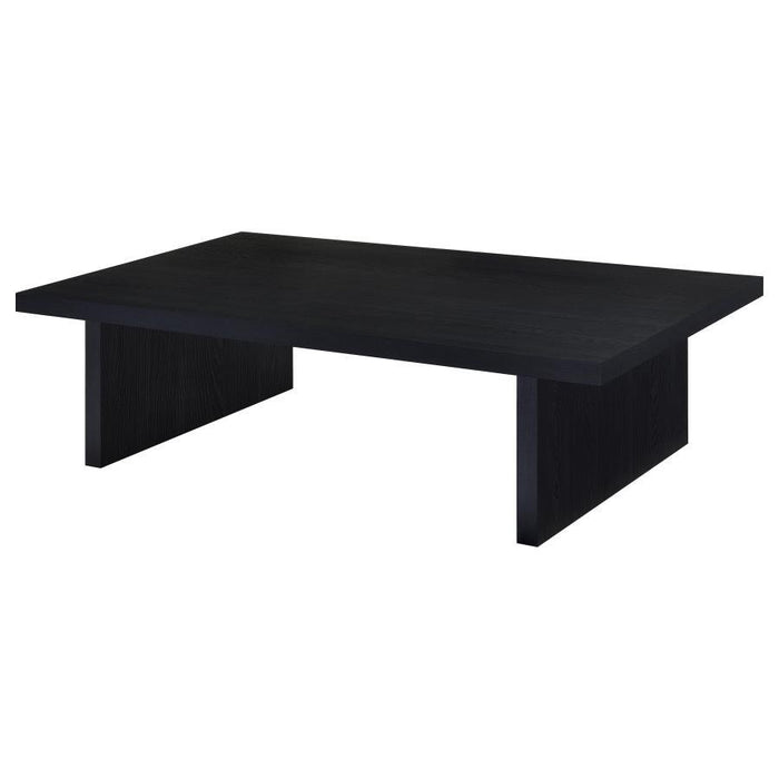 Max - Rectangular Engineered Laminate Coffee Table - Black – Coffee Tables by Coaster Fine Furniture at Furniture Wholesale Plus , Nashville furniture store