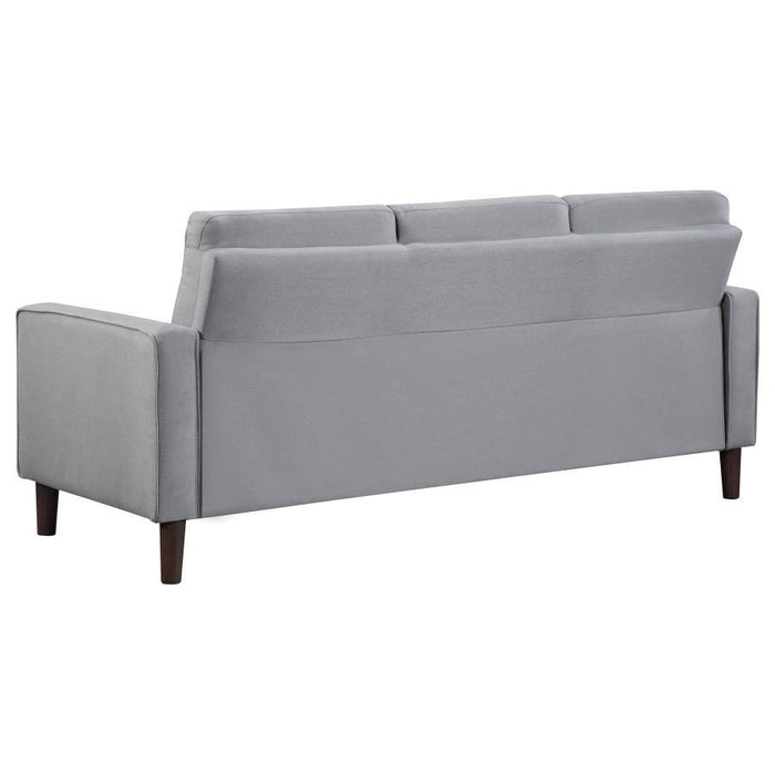 Bowen - Upholstered Track Arm Tufted Sofa Set – Stationary Sofas & Loveseats by Coaster Fine Furniture at Furniture Wholesale Plus , Nashville furniture store