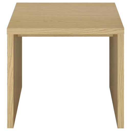 Canoga - Engineered Wood Accent Side End Table - Light Oak – End Tables by Coaster Fine Furniture at Furniture Wholesale Plus , Nashville furniture store
