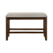 Portage - Counter Bench - Brown / Beige – Counter Benches by Elements International at Furniture Wholesale Plus , Nashville furniture store