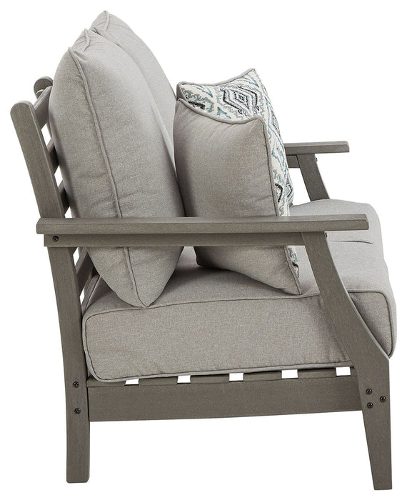Visola - Loveseat w/Cushion - Gray – Loveseats by Signature Design by Ashley® at Furniture Wholesale Plus , Nashville furniture store