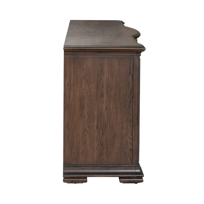 Providence Park - 78" TV Console - Chateau Brown – TV Stands by Liberty Furniture at Furniture Wholesale Plus , Nashville furniture store