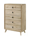 Dawson - Chest - Light Brown – Accent Chests by Crown Mark at Furniture Wholesale Plus , Nashville furniture store