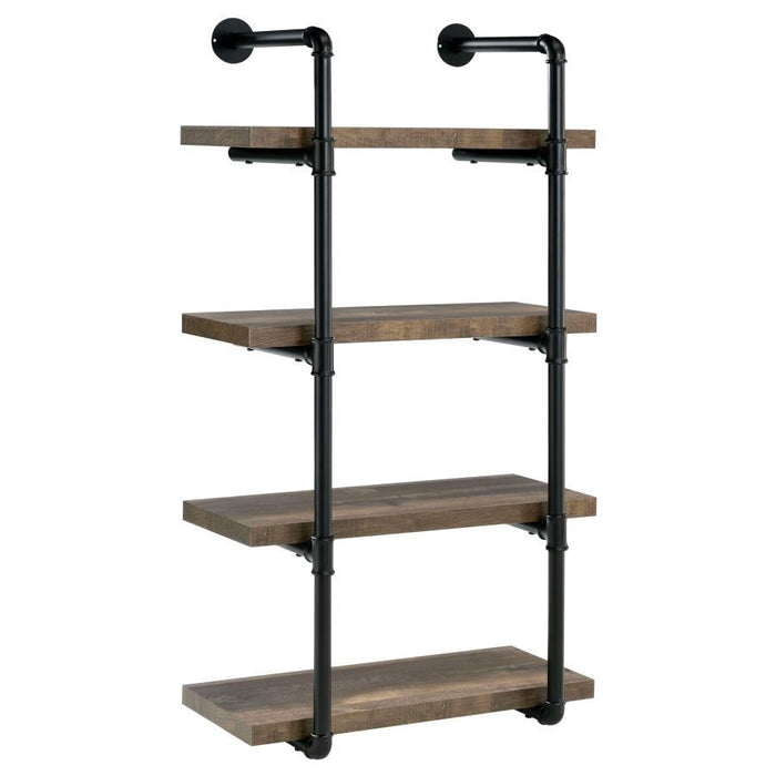 Elmcrest - 4-Shelf Wall Bookshelf - Premium Wall Shelves from CoasterEveryday - Just $199! Shop now at Furniture Wholesale Plus  We are the best furniture store in Nashville, Hendersonville, Goodlettsville, Madison, Antioch, Mount Juliet, Lebanon, Gallatin, Springfield, Murfreesboro, Franklin, Brentwood