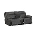 Camaro - Motion Loveseat With Console - Nugget Gray – Reclining Loveseats by Elements International at Furniture Wholesale Plus , Nashville furniture store
