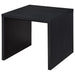 Knapp - Engineered Wood Square Side End Table - Black – End Tables by Coaster Fine Furniture at Furniture Wholesale Plus , Nashville furniture store