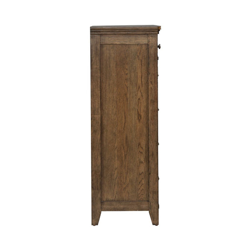 Carolina Park - 5 Drawer Chest - Amber Brown – Accent Chests by Liberty Furniture at Furniture Wholesale Plus , Nashville furniture store