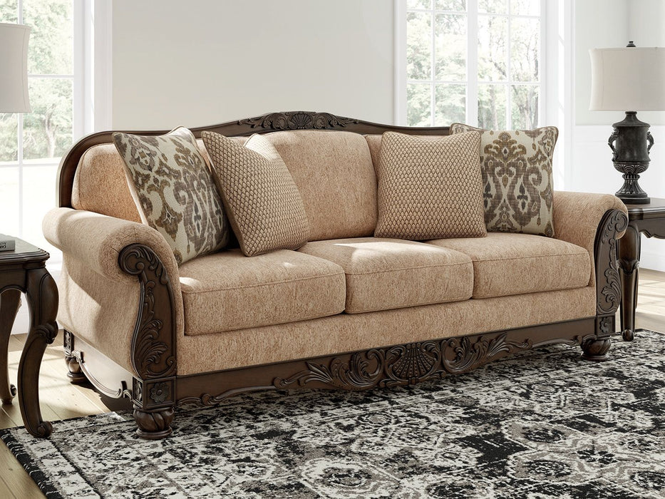 Chelsworth - Sofa - Golden – Stationary Sofas by Signature Design by Ashley® at Furniture Wholesale Plus , Nashville furniture store