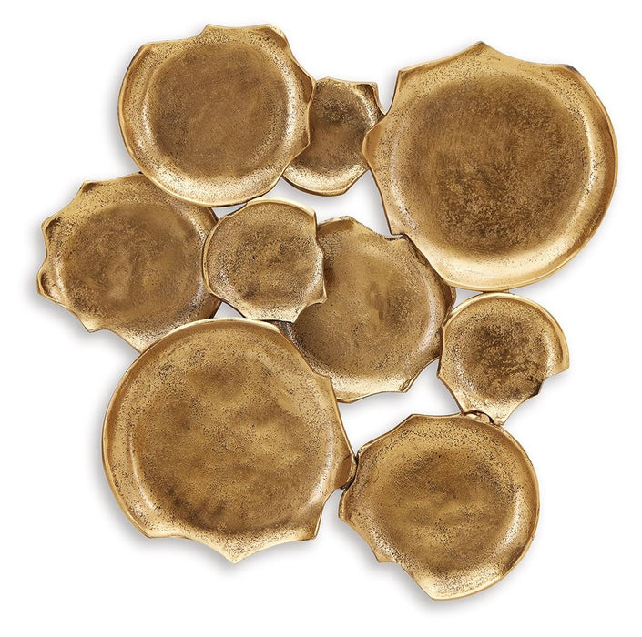 Gageton - Wall Decor - Antique Gold Finish – Wall Decor by Signature Design by Ashley® at Furniture Wholesale Plus , Nashville furniture store