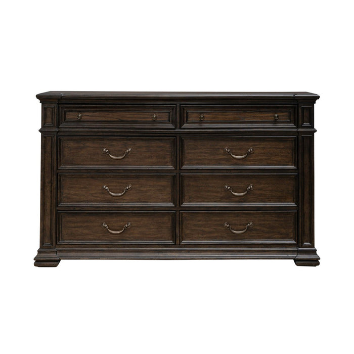 Providence Park - 8 Drawer Dresser - Chateau Brown – Dressers by Liberty Furniture at Furniture Wholesale Plus , Nashville furniture store