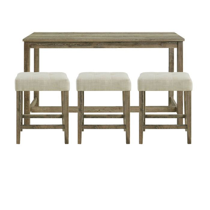 Oak Lawn - Bar Table Single Pack – 4 Piece Dining Room Sets by Elements International at Furniture Wholesale Plus , Nashville furniture store