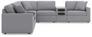 Modmax - Sectional - Granite – Stationary Sectionals by Signature Design by Ashley® at Furniture Wholesale Plus , Nashville furniture store