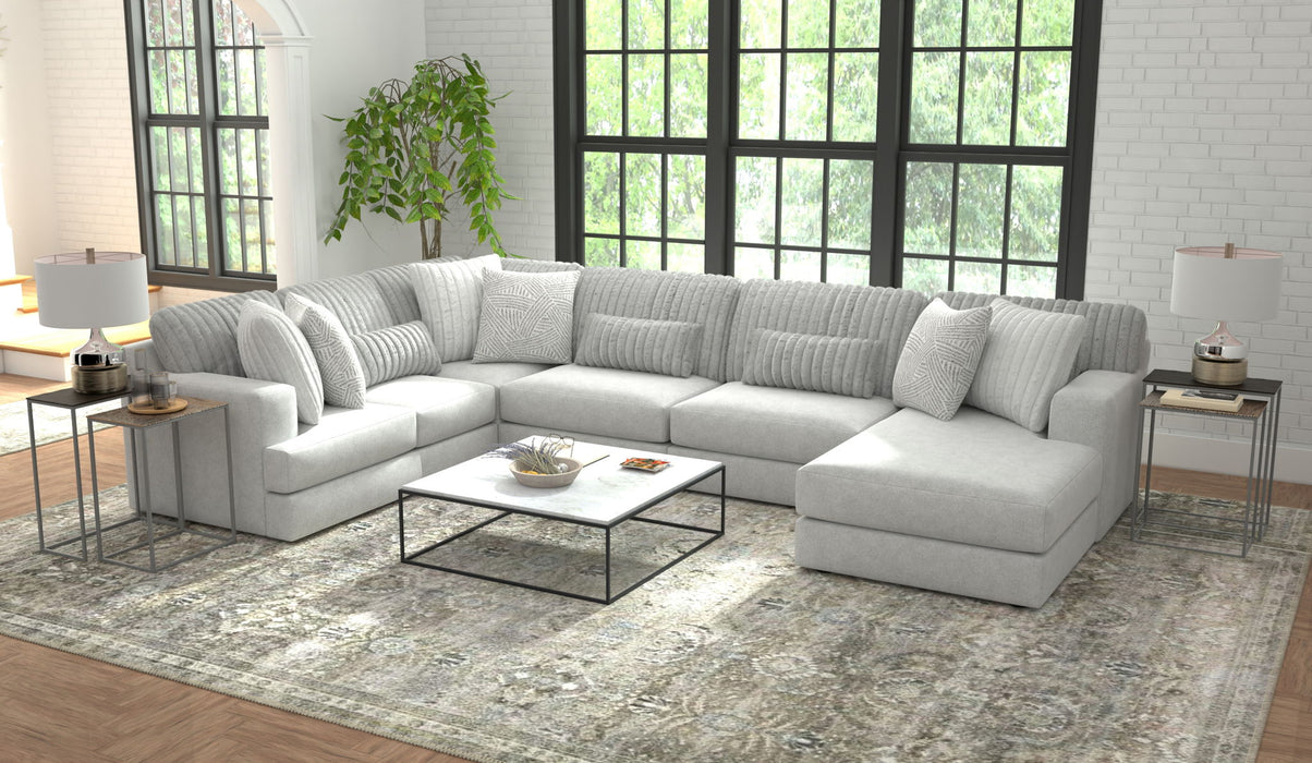 Logan - Upholstered Sectional With Comfort Coil Seating And Accent Pillows Included - Premium Stationary Sectionals from Jackson - Just $1849! Shop now at Furniture Wholesale Plus  We are the best furniture store in Nashville, Hendersonville, Goodlettsville, Madison, Antioch, Mount Juliet, Lebanon, Gallatin, Springfield, Murfreesboro, Franklin, Brentwood