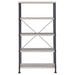 Analiese - 4-Shelf Bookshelf - Premium Standard Bookcases from CoasterEveryday - Just $219! Shop now at Furniture Wholesale Plus  We are the best furniture store in Nashville, Hendersonville, Goodlettsville, Madison, Antioch, Mount Juliet, Lebanon, Gallatin, Springfield, Murfreesboro, Franklin, Brentwood