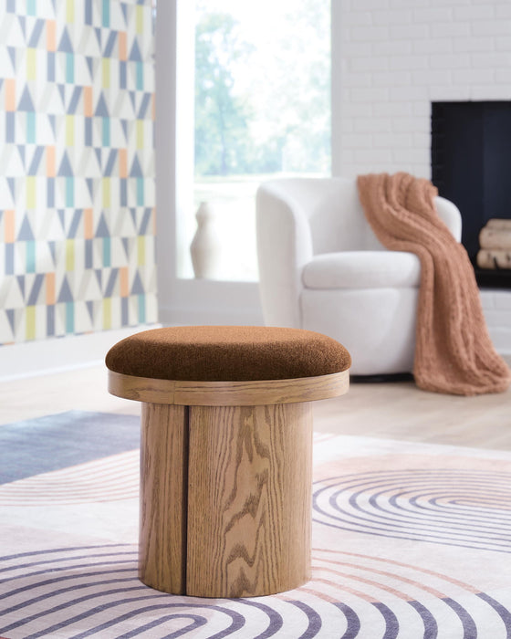 Lewisen - Accent Ottoman - Clay – Accent Ottomans by Signature Design by Ashley® at Furniture Wholesale Plus , Nashville furniture store