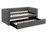 Trina - Daybed - Gunmetal Gray – Daybeds by Crown Mark at Furniture Wholesale Plus , Nashville furniture store