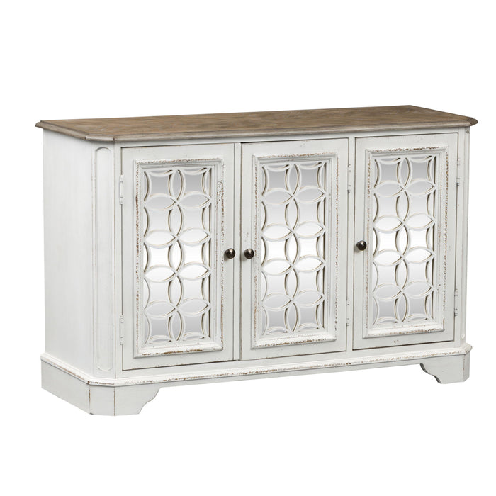 Magnolia Manor - Hall Console - Antique White – TV Stands by Liberty Furniture at Furniture Wholesale Plus , Nashville furniture store