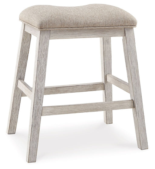 Skempton - Upholstered Stool (Set of 2) - White – Stool Sets by Signature Design by Ashley® at Furniture Wholesale Plus , Nashville furniture store