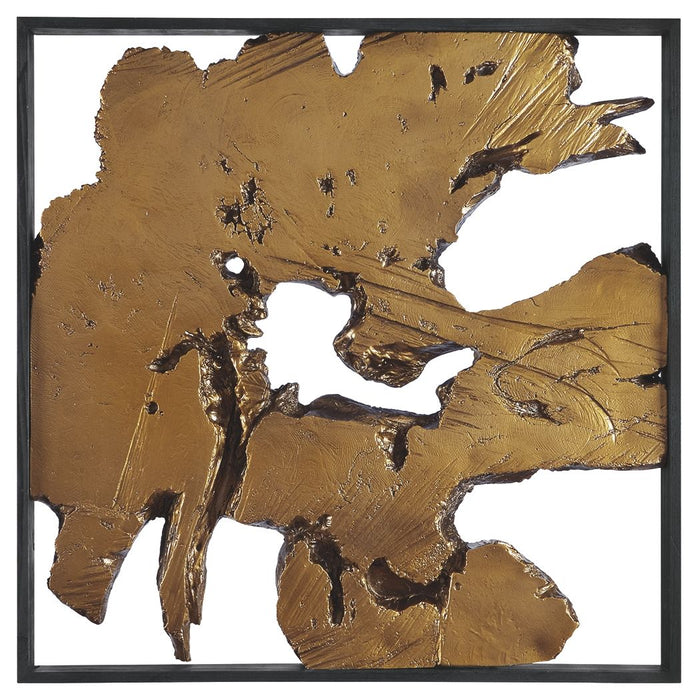 Fabiana - Wall Decor - Black / Gold Finish