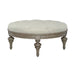 Americana Farmhouse - Round Cocktail Ottoman - Dusty Taupe – Coffee Table Ottomans by Liberty Furniture at Furniture Wholesale Plus , Nashville furniture store