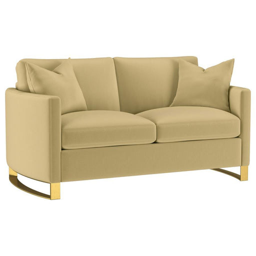 Corliss - Upholstered Arched Arm Loveseat - Premium Stationary Loveseats from CoasterElevations - Just $1219! Shop now at Furniture Wholesale Plus  We are the best furniture store in Nashville, Hendersonville, Goodlettsville, Madison, Antioch, Mount Juliet, Lebanon, Gallatin, Springfield, Murfreesboro, Franklin, Brentwood