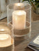 Eudocia - Clear - Candle Holder Set (Set of 2) - Premium Candles & Holders from Signature Design by Ashley® - Just $68! Shop now at Furniture Wholesale Plus  We are the best furniture store in Nashville, Hendersonville, Goodlettsville, Madison, Antioch, Mount Juliet, Lebanon, Gallatin, Springfield, Murfreesboro, Franklin, Brentwood