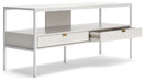 Deznee - Large TV Stand - White – TV Stands by Signature Design by Ashley® at Furniture Wholesale Plus , Nashville furniture store