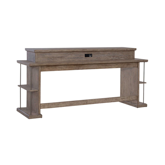 City Scape - Console Bar Table - Burnished Beige – Console Tables by Liberty Furniture at Furniture Wholesale Plus , Nashville furniture store