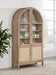 Kailani - 4-Door Cane Dining Vitrine Display Cabinet - Beige Oak - Premium Display Cabinets from Coaster Fine Furniture - Just $1209! Shop now at Furniture Wholesale Plus  We are the best furniture store in Nashville, Hendersonville, Goodlettsville, Madison, Antioch, Mount Juliet, Lebanon, Gallatin, Springfield, Murfreesboro, Franklin, Brentwood