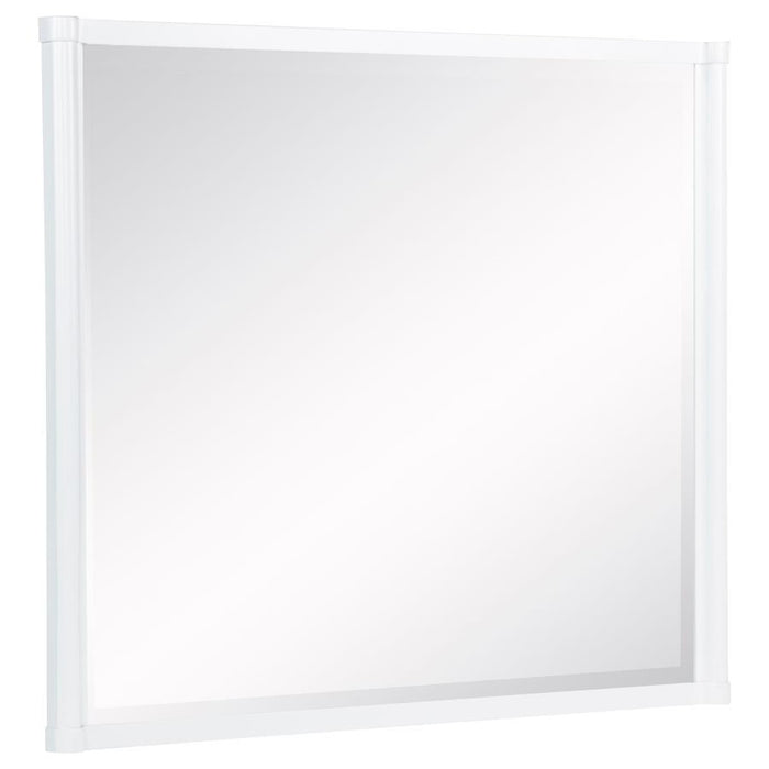 Gracemont - Dresser Mirror - White – Mirrors by Coaster Fine Furniture at Furniture Wholesale Plus , Nashville furniture store
